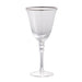 Rembrandt Felicity Wine Glass -Silver Rim SE2026-Marston Moor