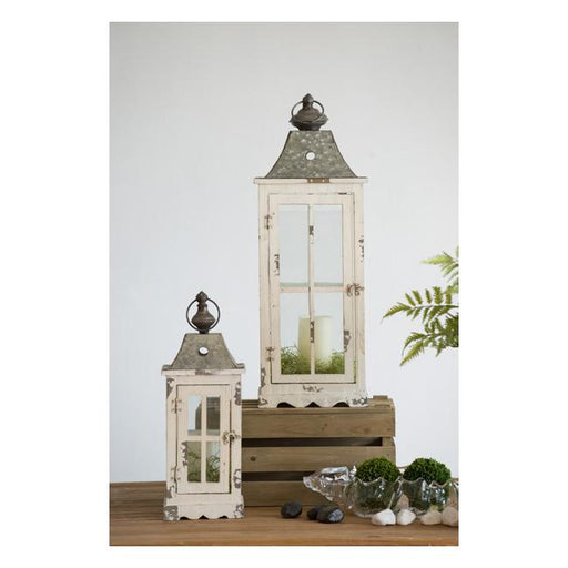 Rembrandt S/2 Evelyn Enclosed Lanterns With Handle SE2146-Marston Moor