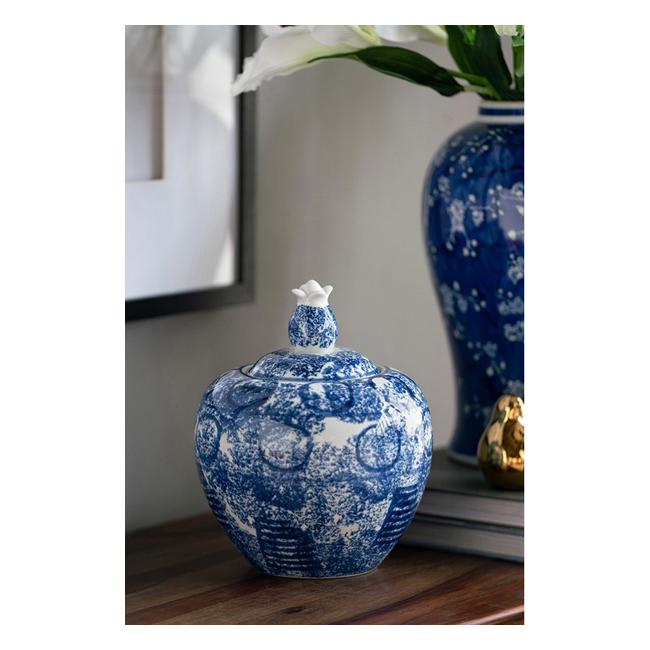 Rembrandt Round Lidded Jar SE2247-Marston Moor