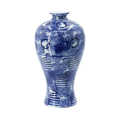Rembrandt Traditional Blue & White Vase SE2249-Marston Moor