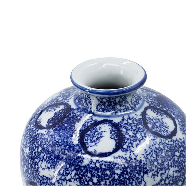 Rembrandt Traditional Blue & White Vase SE2249-Marston Moor