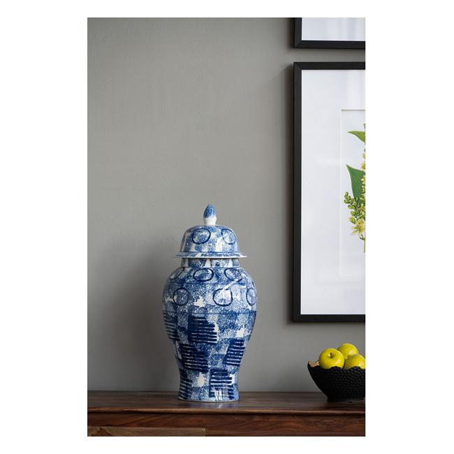 Rembrandt Regal Patterned Lidded Ginger Jar  SE2250-Marston Moor