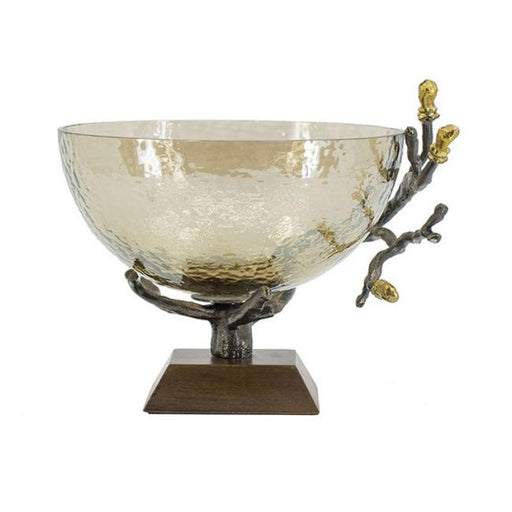 Rembrandt Gold-Touched Natural Twig Bowl SE2261-Marston Moor