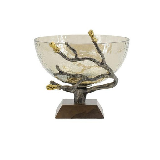 Rembrandt Gold-Touched Natural Twig Bowl SE2261-Marston Moor