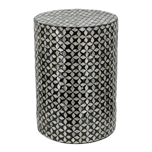 Rembrandt Black Accent Stool/Table SE2348-Marston Moor