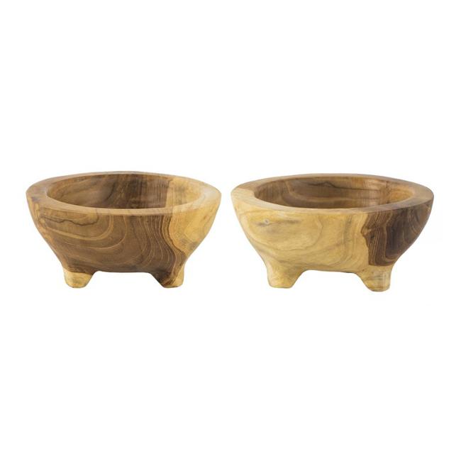Rembrandt Two Teak Bowls SE2355-Marston Moor