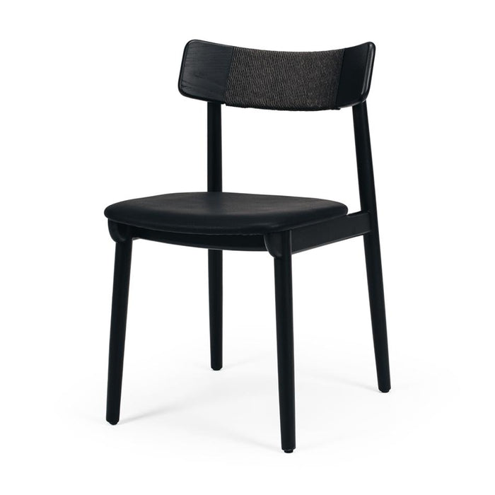 Furniture By Design Niles Dining Chair (Black Oak) PU SHCHCBPU