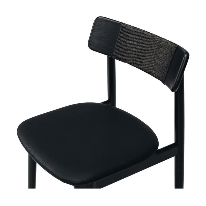 Furniture By Design Niles Dining Chair (Black Oak) PU SHCHCBPU