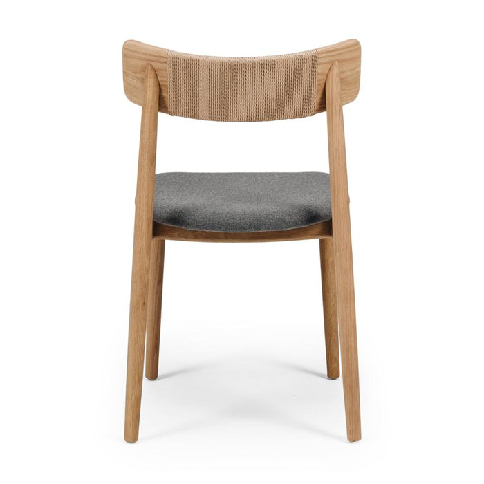 Furniture By Design Niles Dining Chair (Natural Oak) Fabric SHCHCNG