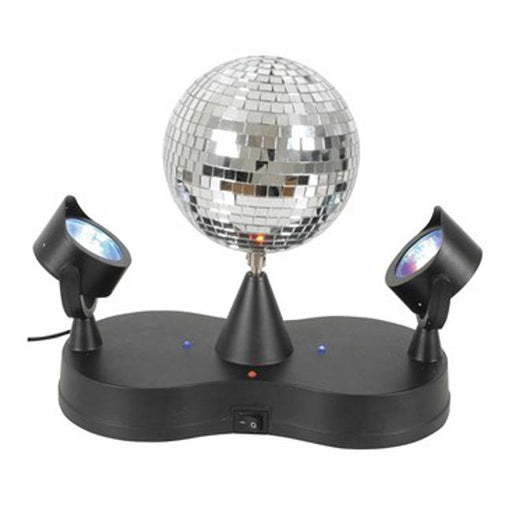 Rotating Disco Ball With Led Spotlights-Marston Moor