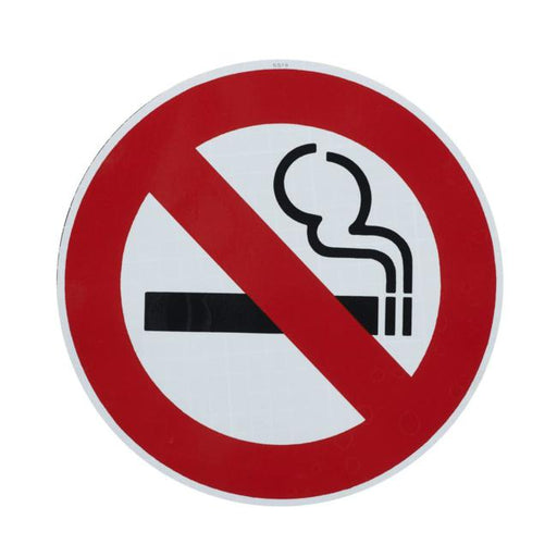 Self Adhesive Sign No Smoking (Symbol) 225mm Round-Marston Moor