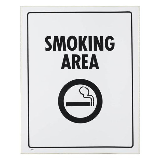 Self Adhesive Sign Smoking Area 290×230-Marston Moor