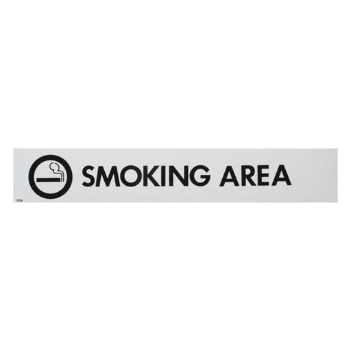 Self Adhesive Sign Smoking Area 55×330-Marston Moor