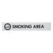 Self Adhesive Sign Smoking Area 55×330-Marston Moor
