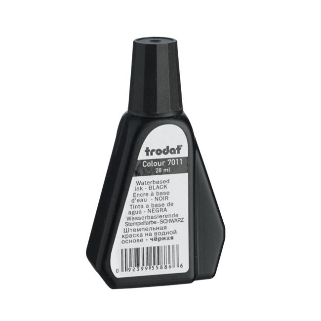 Trodat Rubber Stamp Ink 28ml 7011 Black-Marston Moor