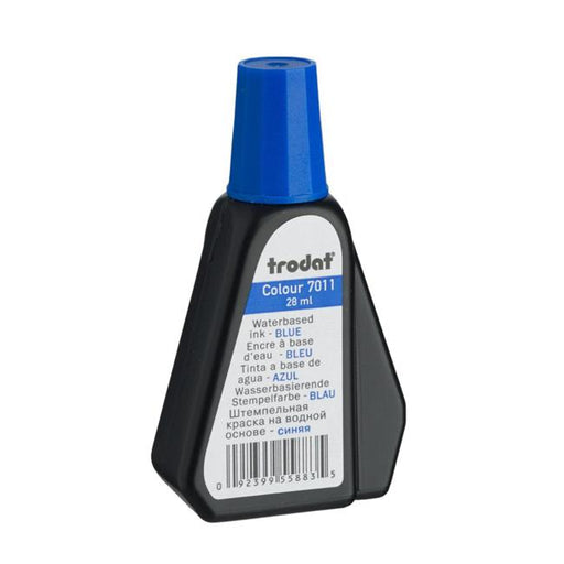 Trodat Rubber Stamp Ink 28ml 7011 Blue-Marston Moor