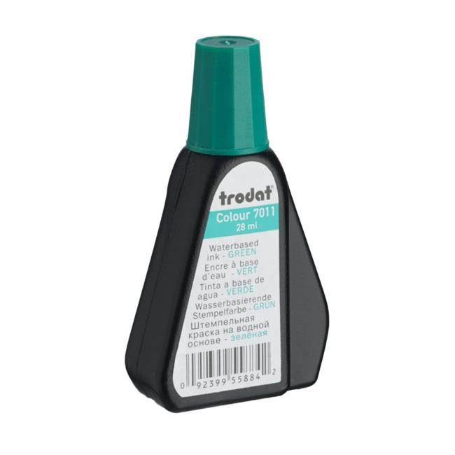 Trodat Rubber Stamp Ink 28ml 7011 Green-Marston Moor