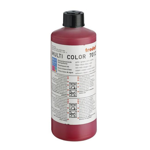 Trodat Rubber Stamp Ink 500ml 7012 Red-Marston Moor