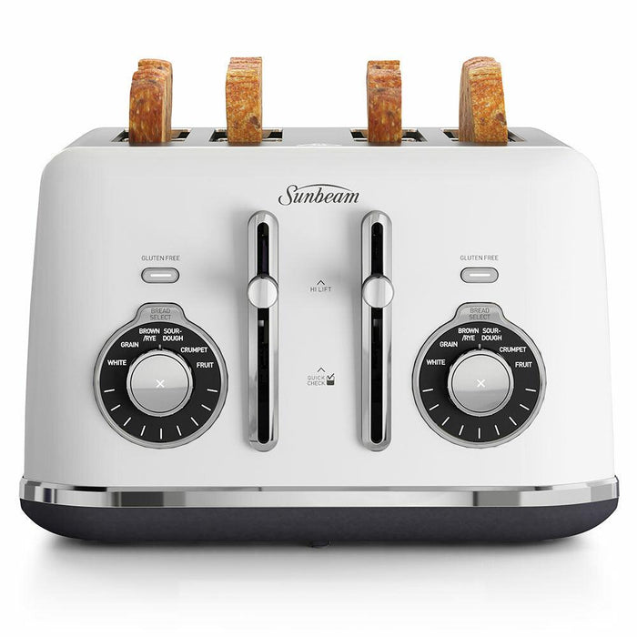 Sunbeam Alinea Select 4 Slice Toaster White-Marston Moor