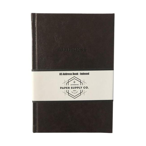 OSC Vintage Address Book A5 Brown-Marston Moor