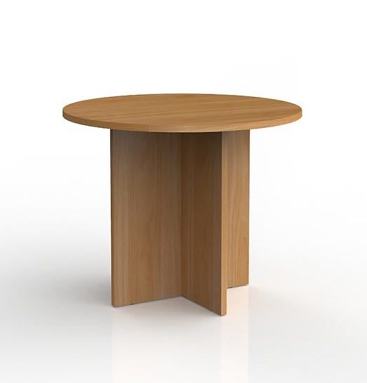 Ergoplan Meeting Table 900mm Round Tawa