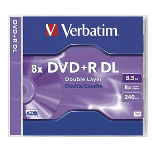 Verbatim Datalifeplus (Azo) Dvd+R Dl 8.5Gb Jewel Case Singles 8X-Marston Moor