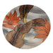 Rembrandt Autumn Leaves - Glass Platter 12.5" Round Plate ZC6006-Marston Moor