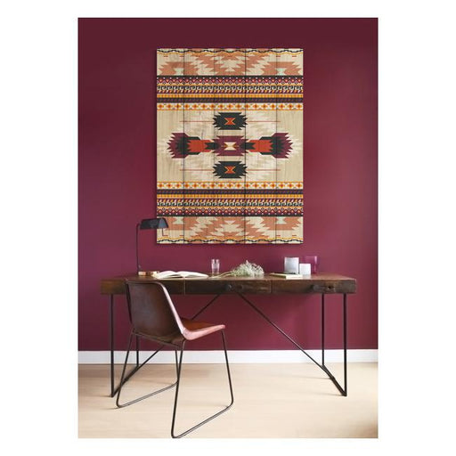 Rembrandt Wood Panel Art - Tribal Weave Iv ZP1039-Marston Moor