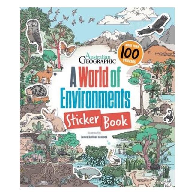 A World Of Environments - Sticker Book - Australian Geographic (Created By)