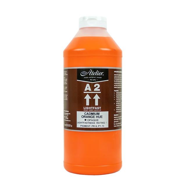 Acme A2 Acrylic Paint 1L Cadmium Orange Hue 177925_AM