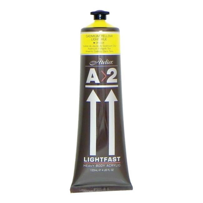 A2 Lightfast Heavybody Acrylic 120ml Cadmium Light Yellow