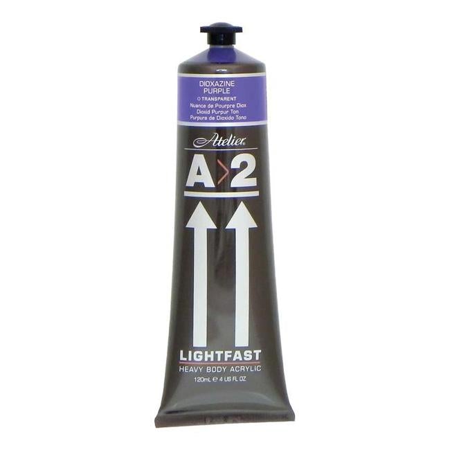 A2 Lightfast Heavybody Acrylic 120ml Dioxazine Purple