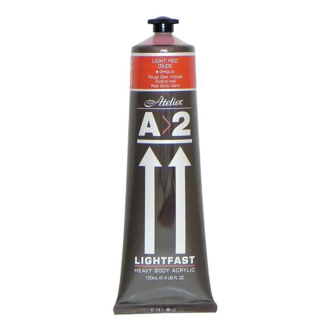 A2 Lightfast Heavybody Acrylic 120ml Light Red Oxide