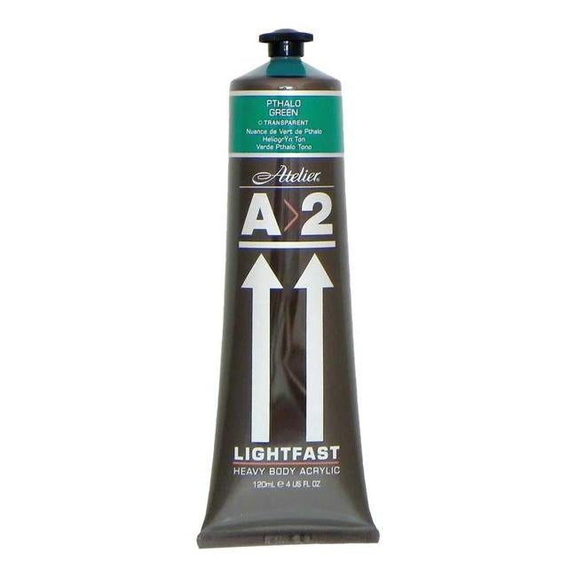 A2 Lightfast Heavybody Acrylic 120ml Pthalo Green