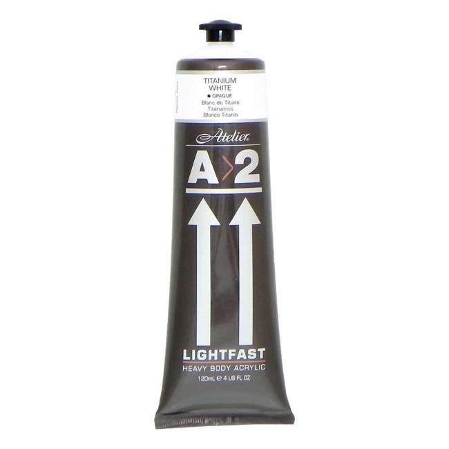 A2 Lightfast Heavybody Acrylic 120ml Titanium White