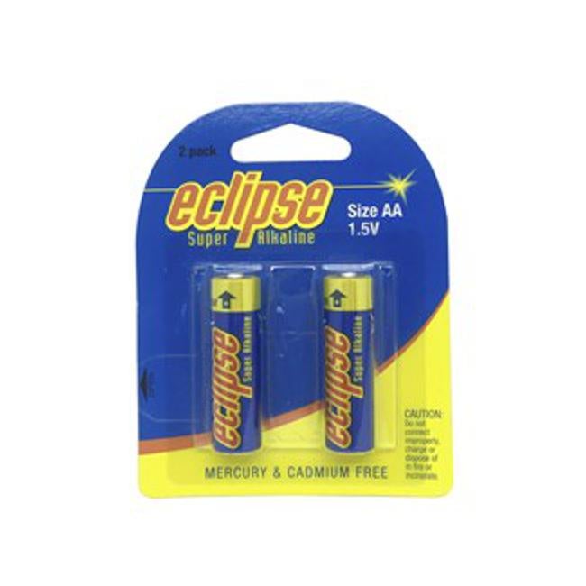 Aa Alkaline - Eclipse Batteries - Pk. 2