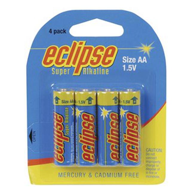Aa Alkaline - Eclipse Batteries - Pk. 4