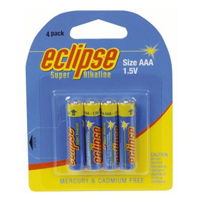 Aaa Alkaline Eclipse Battery - Pk 4