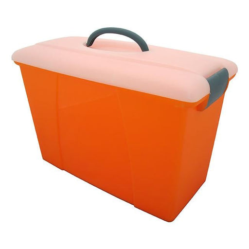 Marbig carry case orange/clear-Marston Moor