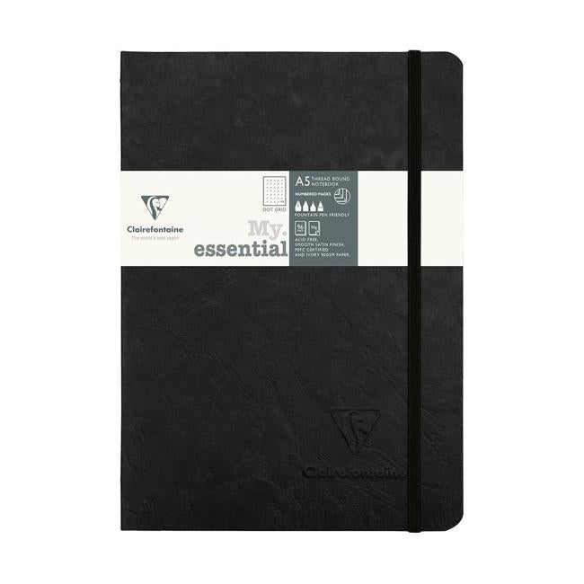 Age Bag My Essential Notebook A5 Dotted Black