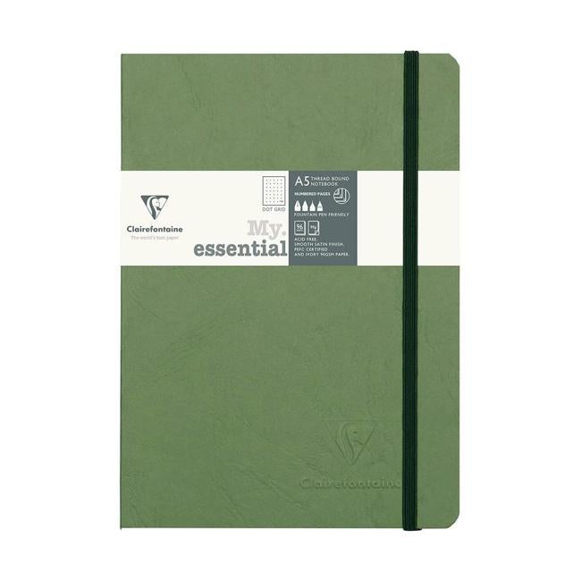 Age Bag My Essential Notebook A5 Dotted Green