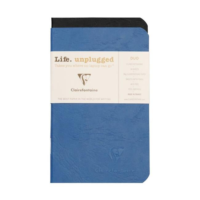 Age Bag Notebook Pocket Lined Assorted 2 Pack