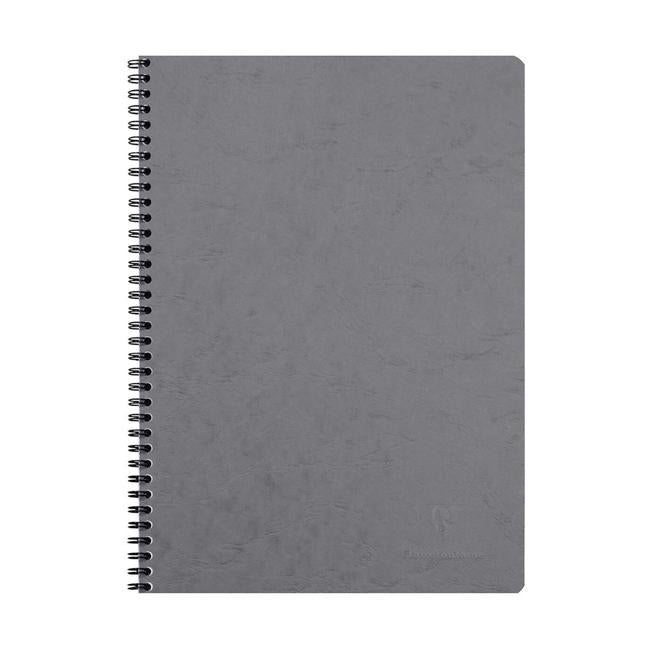 Age Bag Spiral Notebook A4 Lined Grey