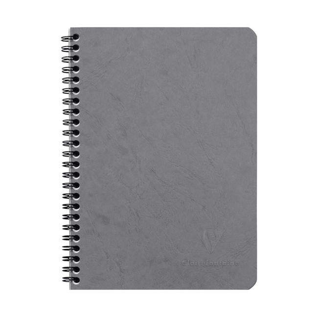 Age Bag Spiral Notebook A5 Lined Grey