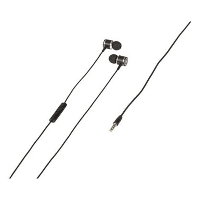 Aluminium Stereo Earphones With Microphone And Volume Control
