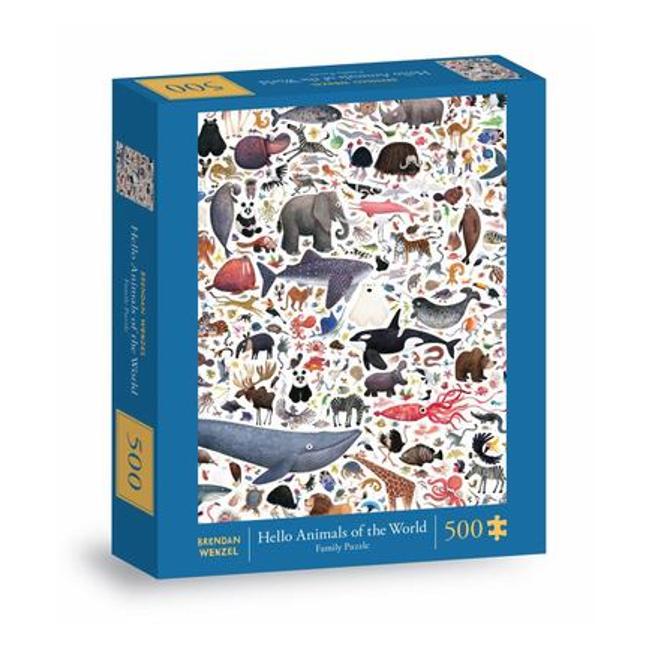 Animals Of The World 500-Piece Puzzle