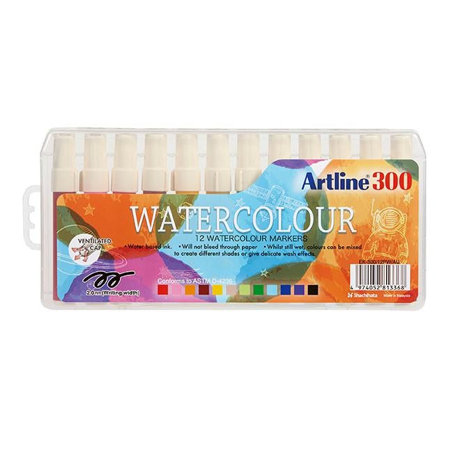 Artline 300 liquid crayon colouring marker water based astd