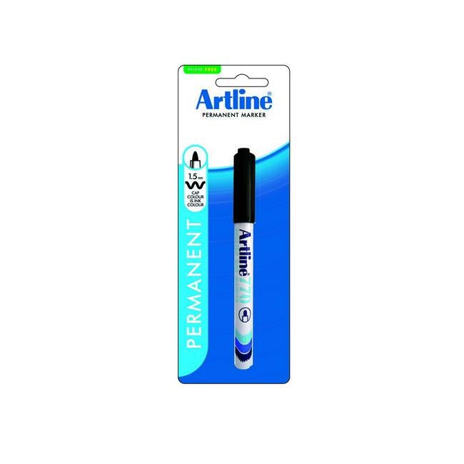 Artline 770 freezer bag marker 1.0mm bullet nib black hs