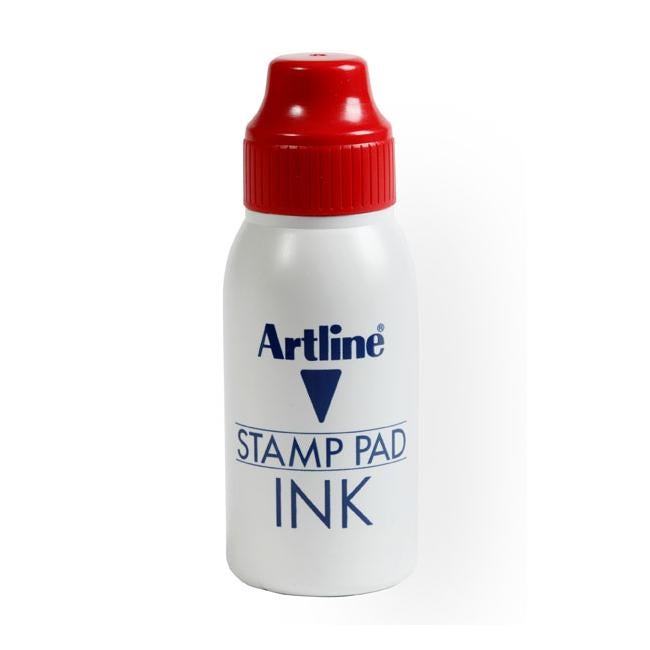 Artline esa-2n stamp pad ink 50cc red