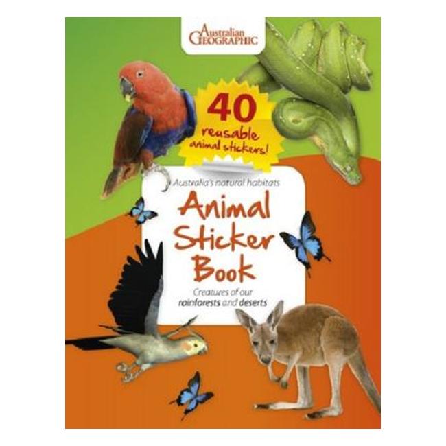 Australian Geographic  Animal Sticker Book